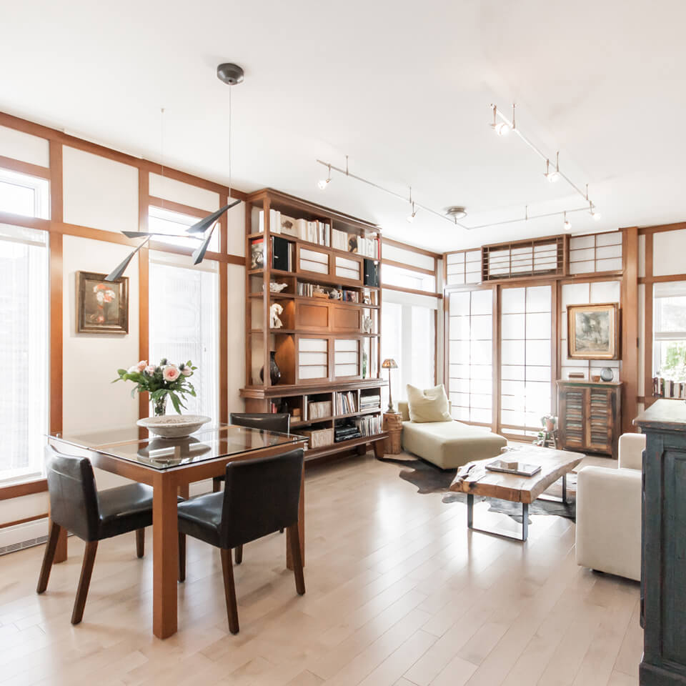 Baillargeon Residence-Living room