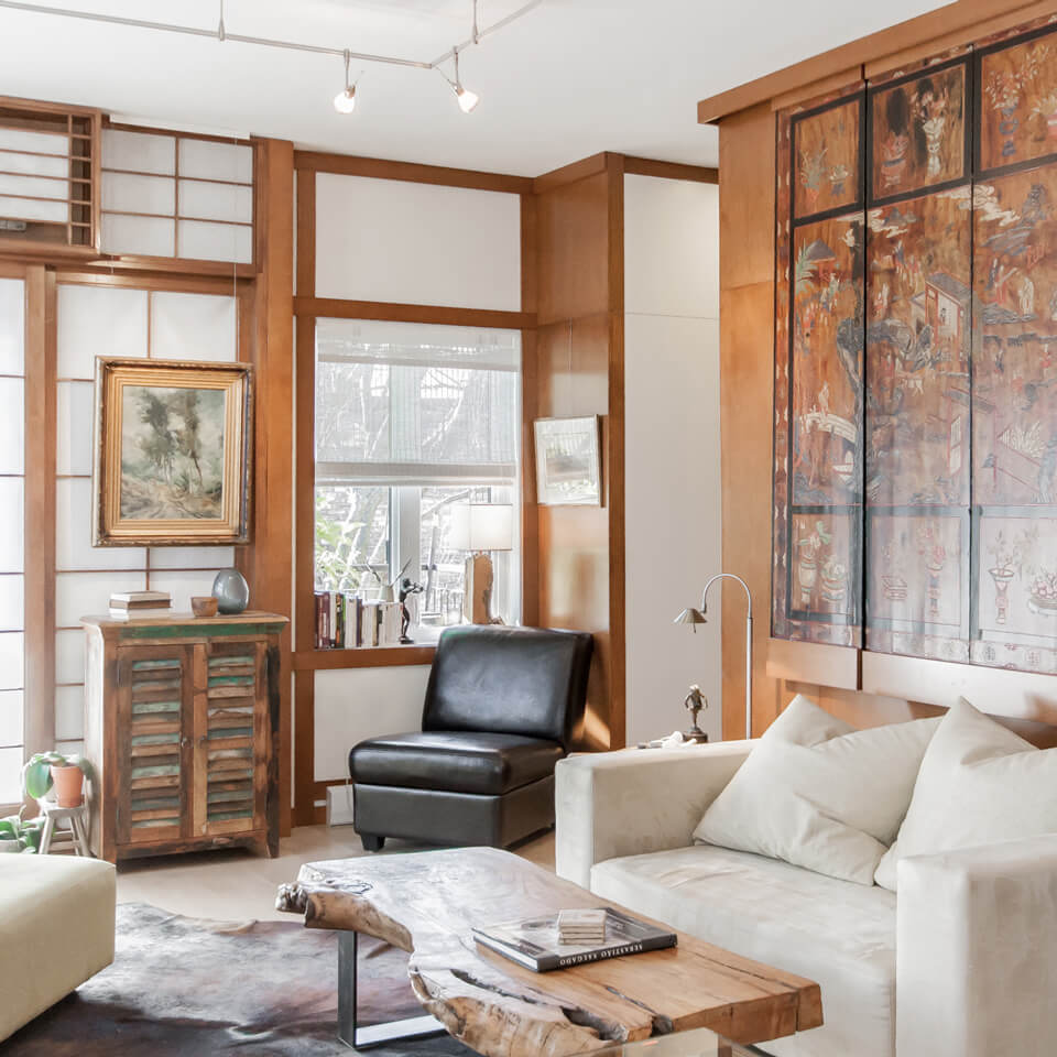 Baillargeon Residence-Living room