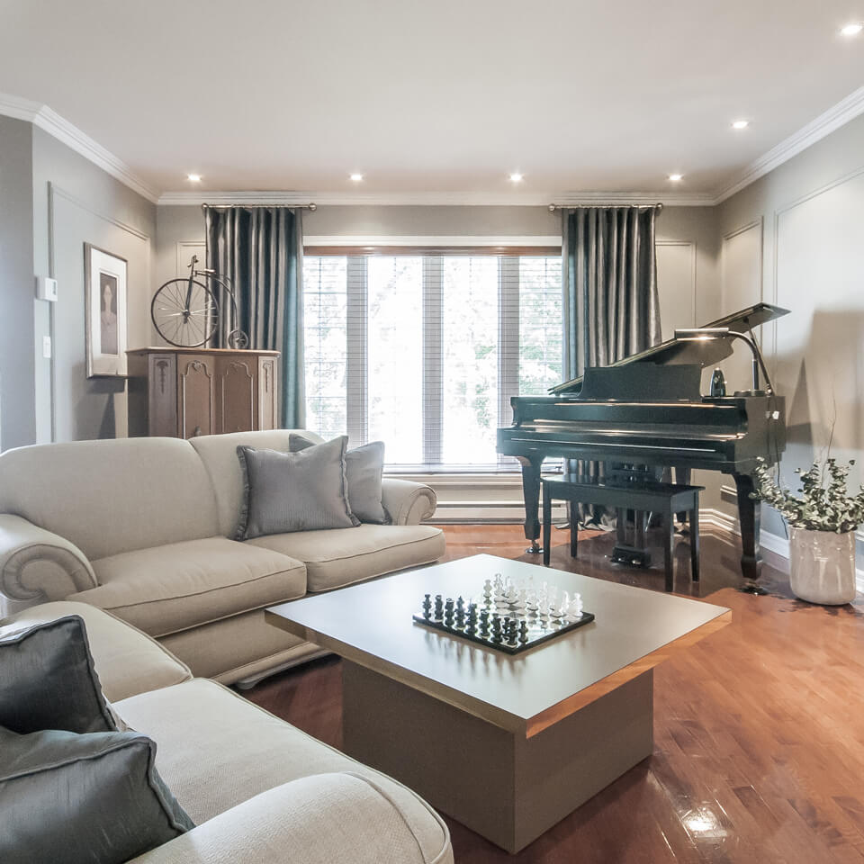 Boucher Residence-Living room