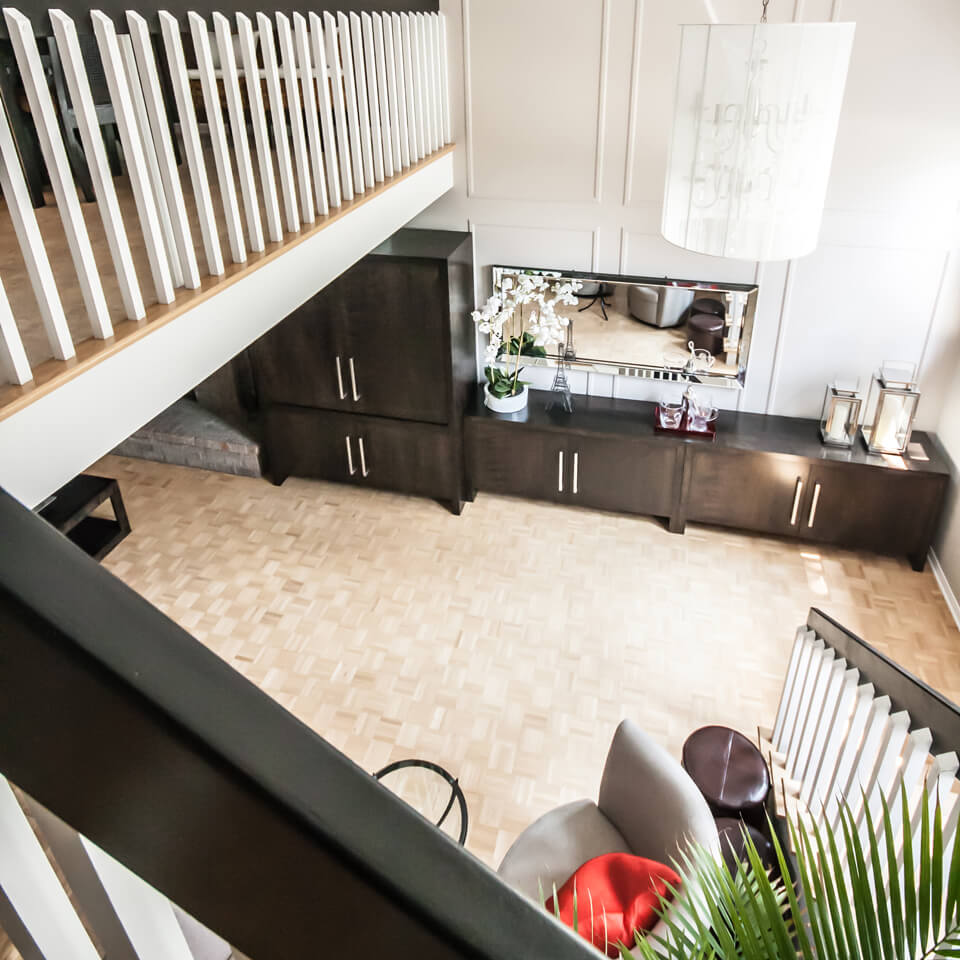 Bourgault Residence-Living room