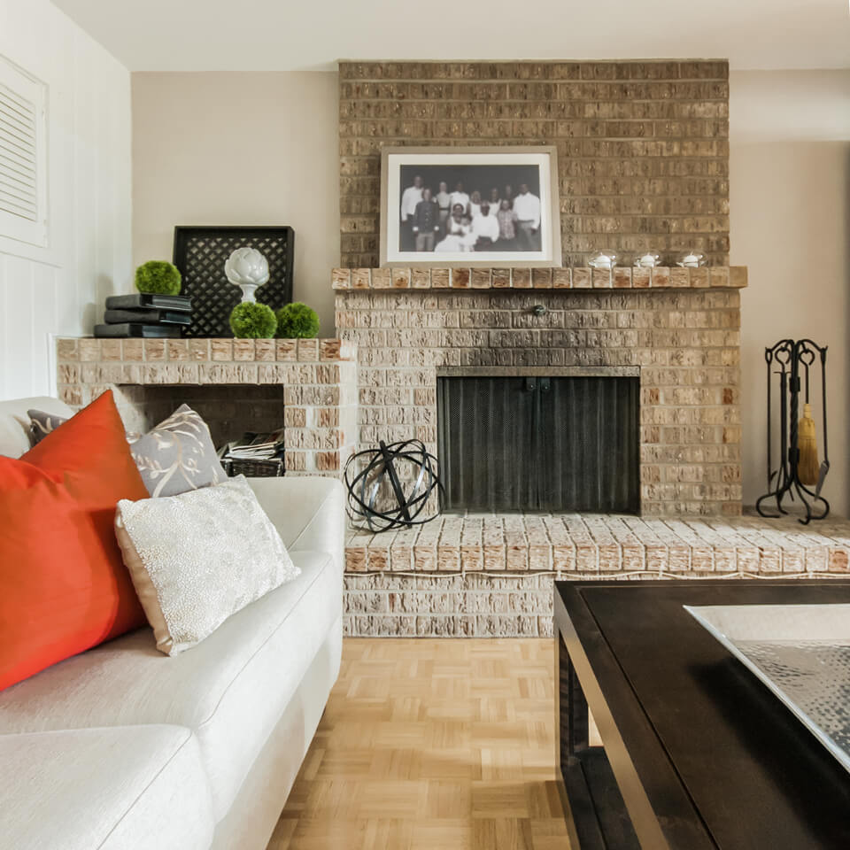 Bourgault Residence-Living room